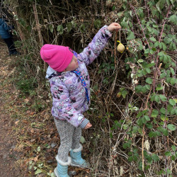 Výprava školní družiny ke krmelci