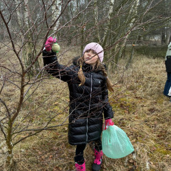 Výprava školní družiny ke krmelci