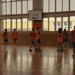 Okresní kolo v košíkové ml. žáků - 2.místo