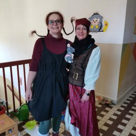 Na trase bylo veselo. | 