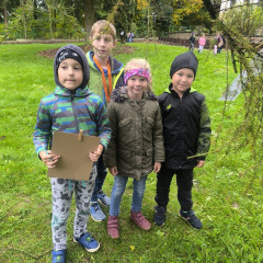 Tajenka Lesní stezky ve školní zahradě