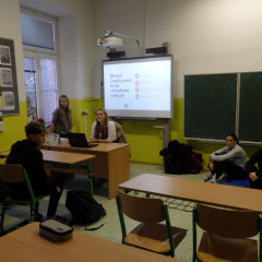 Setkání se studentkami Zdravotnické školy z Prachatic 2025