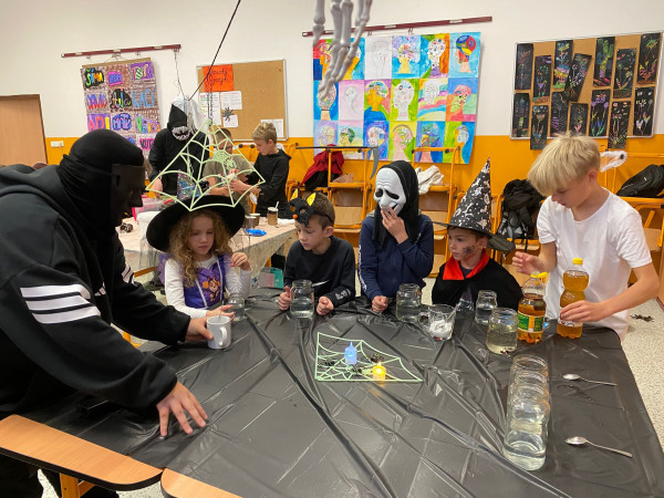 Halloweenské dopoledne na naší škole