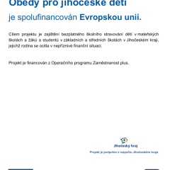 Obědy pro jihočeské děti II