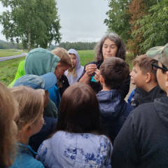 Ukázka odchytu ptáků