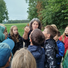 Ukázka odchytu ptáků