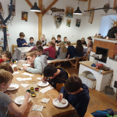 Tvoření u oveček v Chlumečku