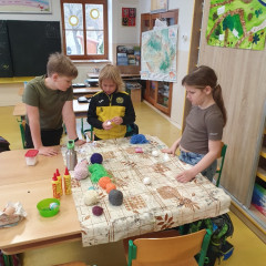 Velikonoční zdobení vajíček