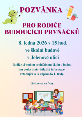 Setkání s rodiči budoucích prvňáčků