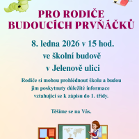 Setkání s rodiči budoucích prvňáčků
