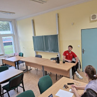 Vše pouze v angličtině aneb beseda s hráči VK Jihostroj