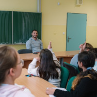 Vše pouze v angličtině aneb beseda s hráči VK Jihostroj