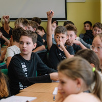 Vše pouze v angličtině aneb beseda s hráči VK Jihostroj