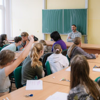 Vše pouze v angličtině aneb beseda s hráči VK Jihostroj