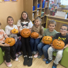 Dlabání dýní v ŠD - 2. odd