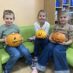 Dlabání dýní v ŠD - 2. odd