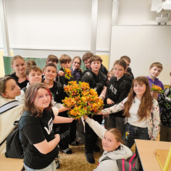 Javorové růže od 6.B a 7.D