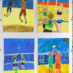 Podzimní a sportovní výzdoba školy