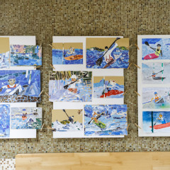 Podzimní a sportovní výzdoba školy