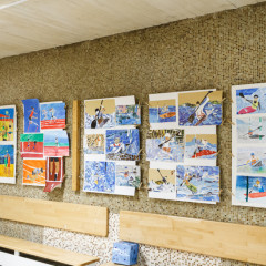 Podzimní a sportovní výzdoba školy