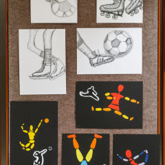 Podzimní a sportovní výzdoba školy