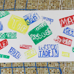 Podzimní a sportovní výzdoba školy