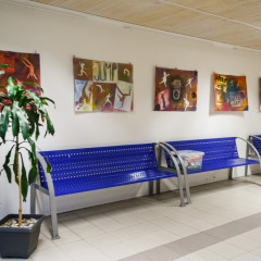 Podzimní a sportovní výzdoba školy