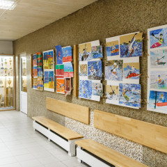 Podzimní a sportovní výzdoba školy