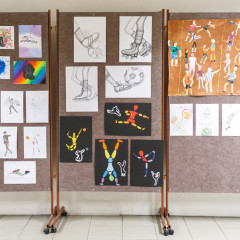 Podzimní a sportovní výzdoba školy