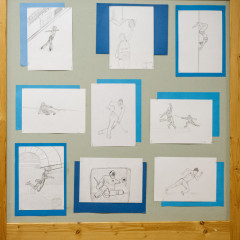 Podzimní a sportovní výzdoba školy