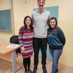 Anglická konverzace 7.CD s hráčem VK Jihostroj Samuli Kaislasalo