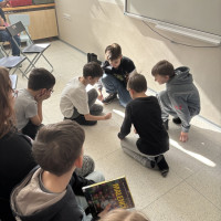 Třída 3. B na návštěvě v knihovně