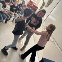 Třída 3. B na návštěvě v knihovně