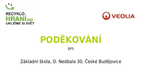 Poděkování