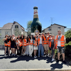 9.B,C,D Exkurze Budweiser Budvar
