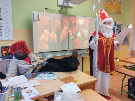 Mikuláš ve škole