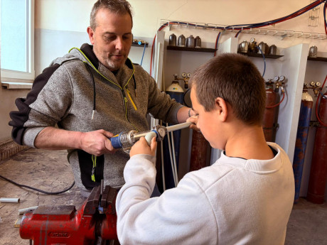 Druhý stupeň objevoval řemesla