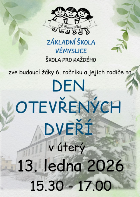 Den otevřených dveří pro budoucí žáky 6. ročníku